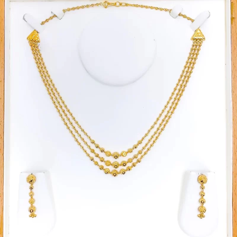 Fancy dotted mala full set