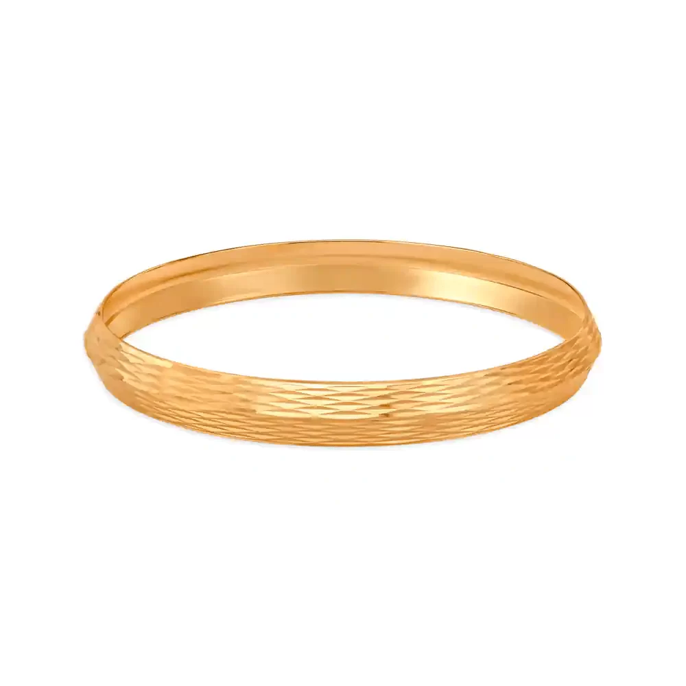Bold Textured Gold Kada