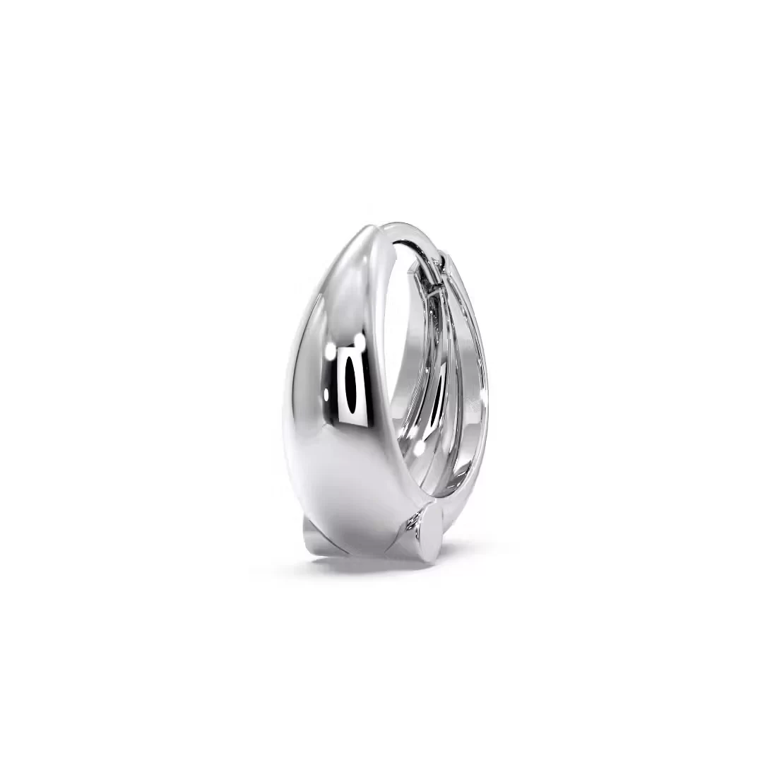 Charles Platinum Hoop