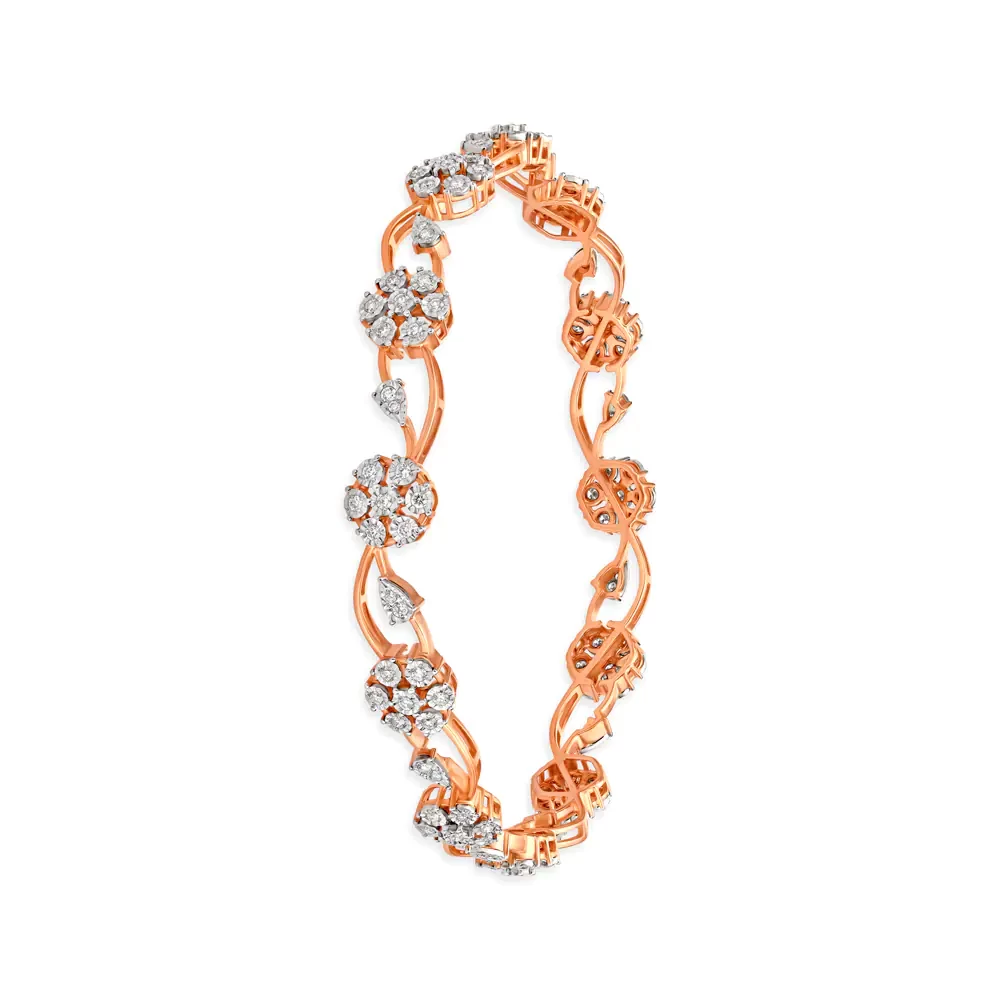 Sparkling Diamond Bangle