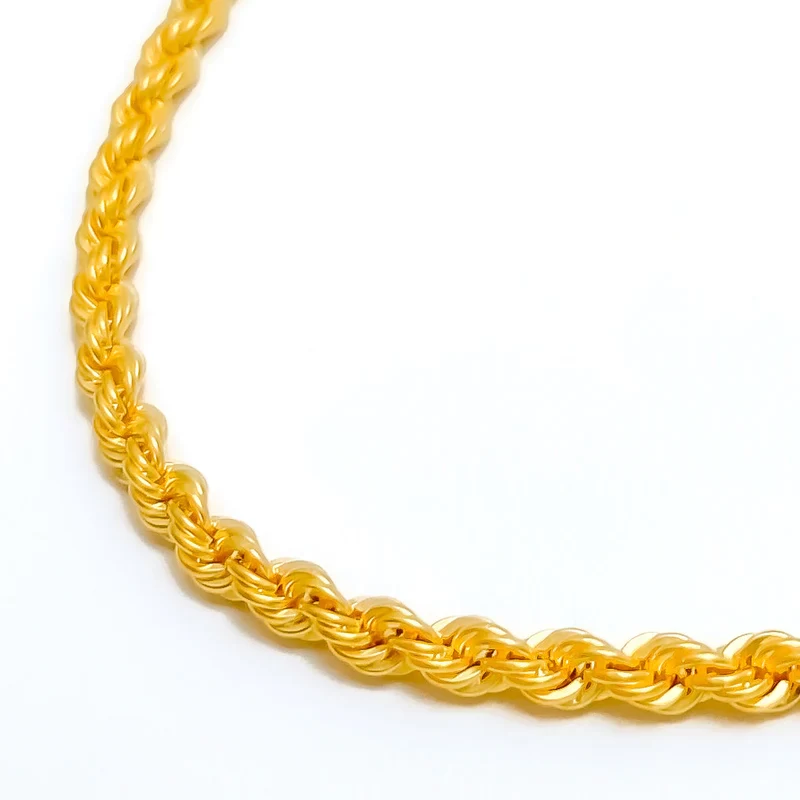 22K Rope Chain