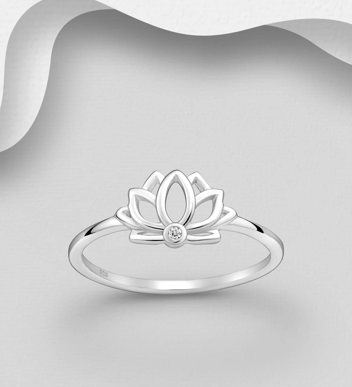 Lotus Ring In Silver For Her