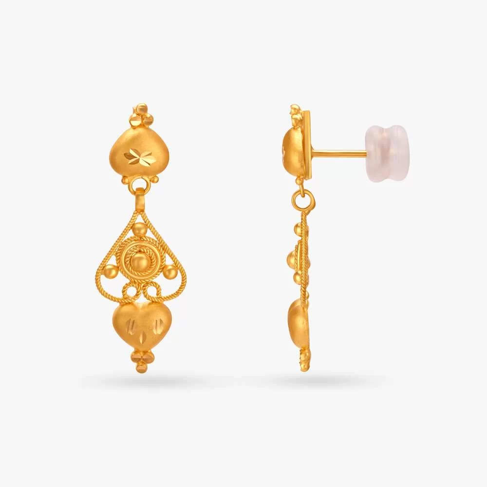 Quintessential Gold Drop Earrings