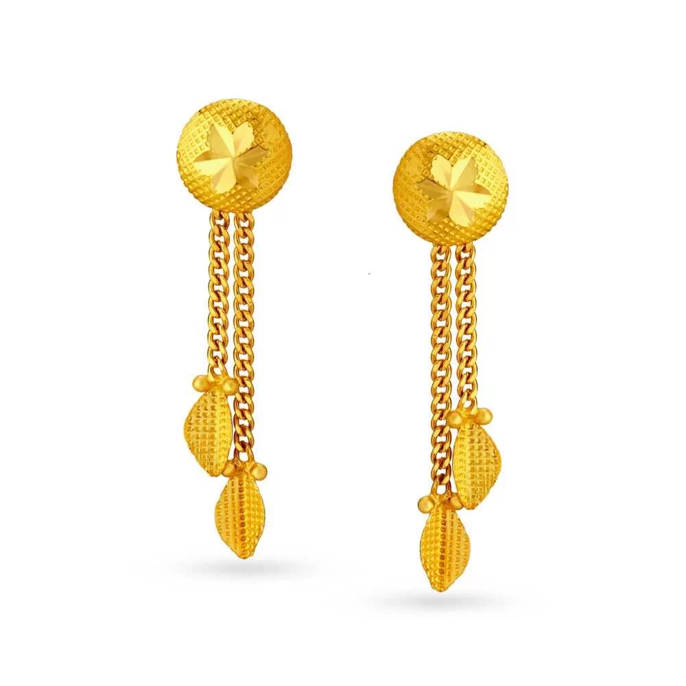 Sparkling Drop Earrings