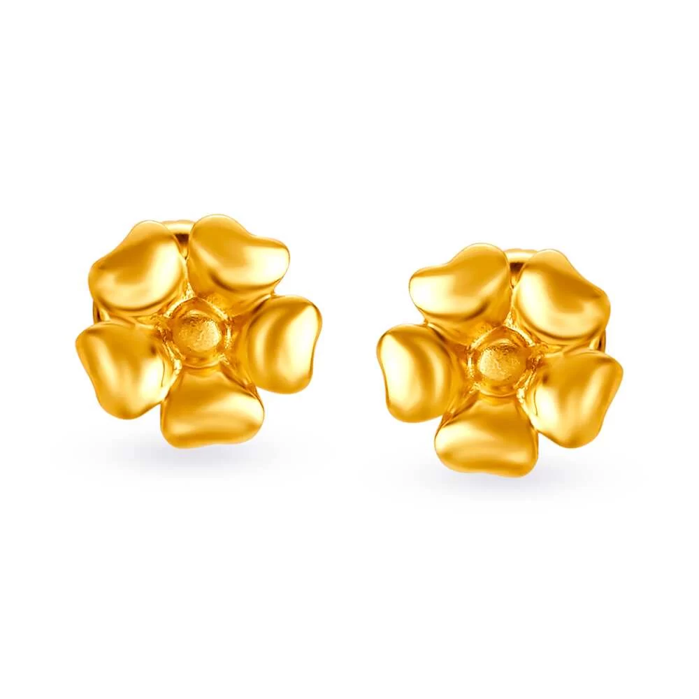 Dainty Floral Stud Earrings