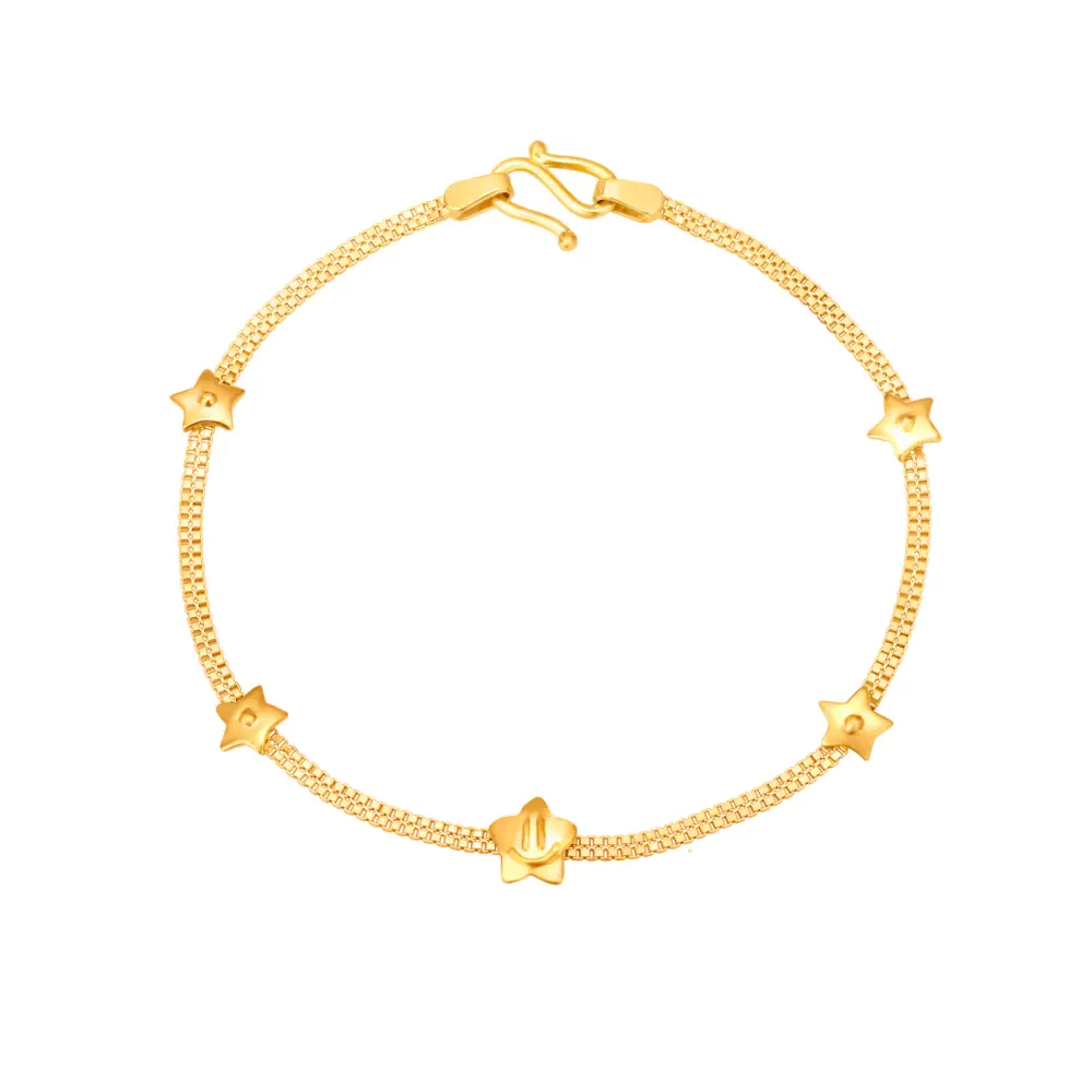 Starry Night Gold Bracelet For Kids
