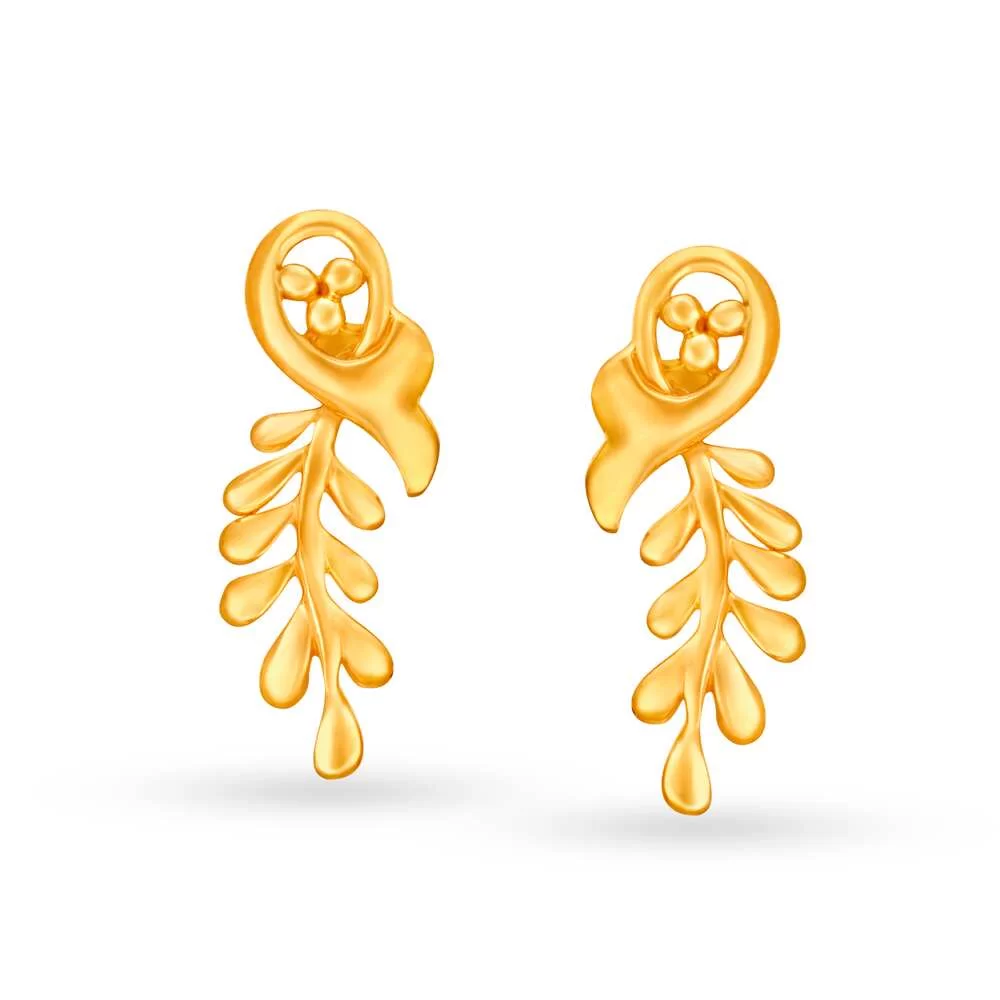 Leaves Stud Earrings