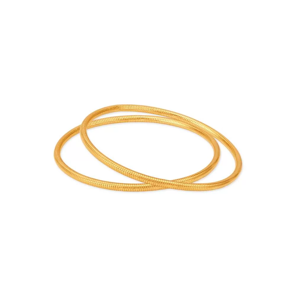Elegant Textured Bangles