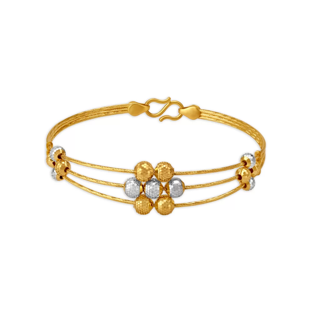 Glamorous Floral Bangle