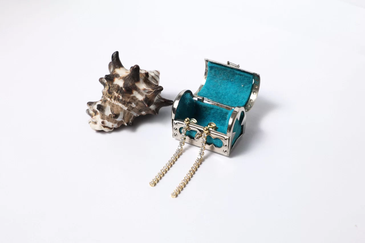 Royal Earrings in silver  for her