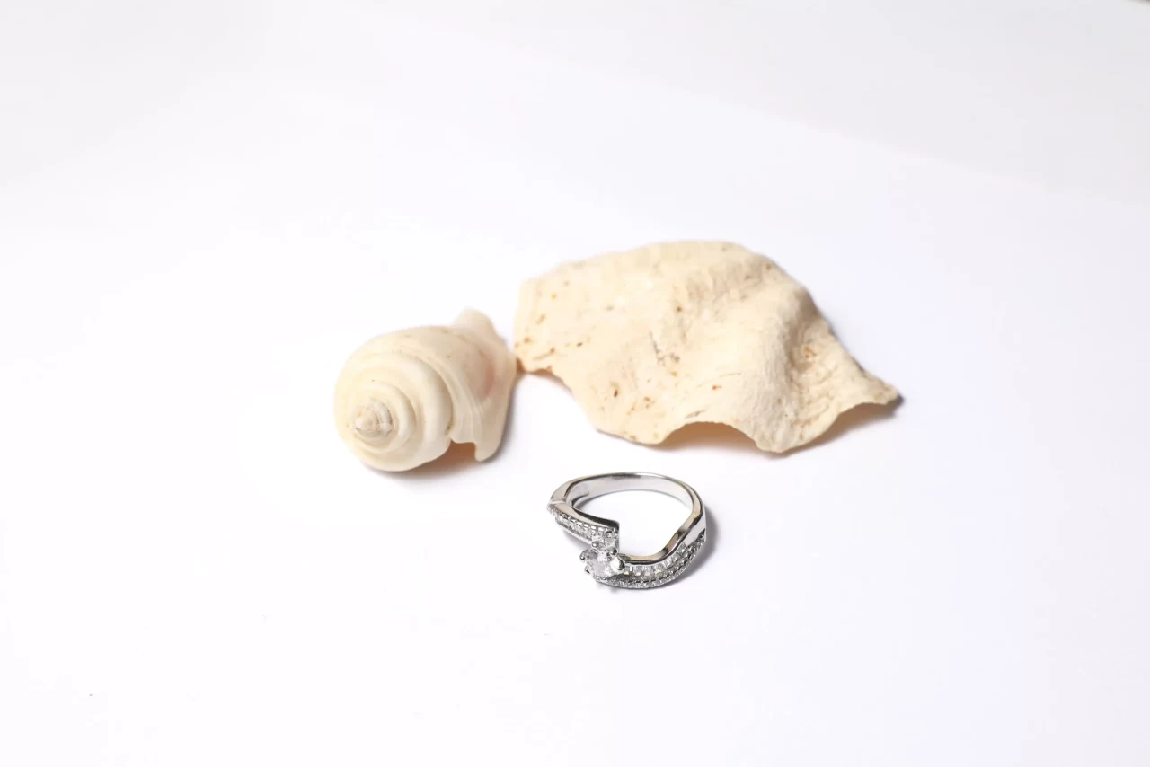 Sophia solitaire ring in silver for her