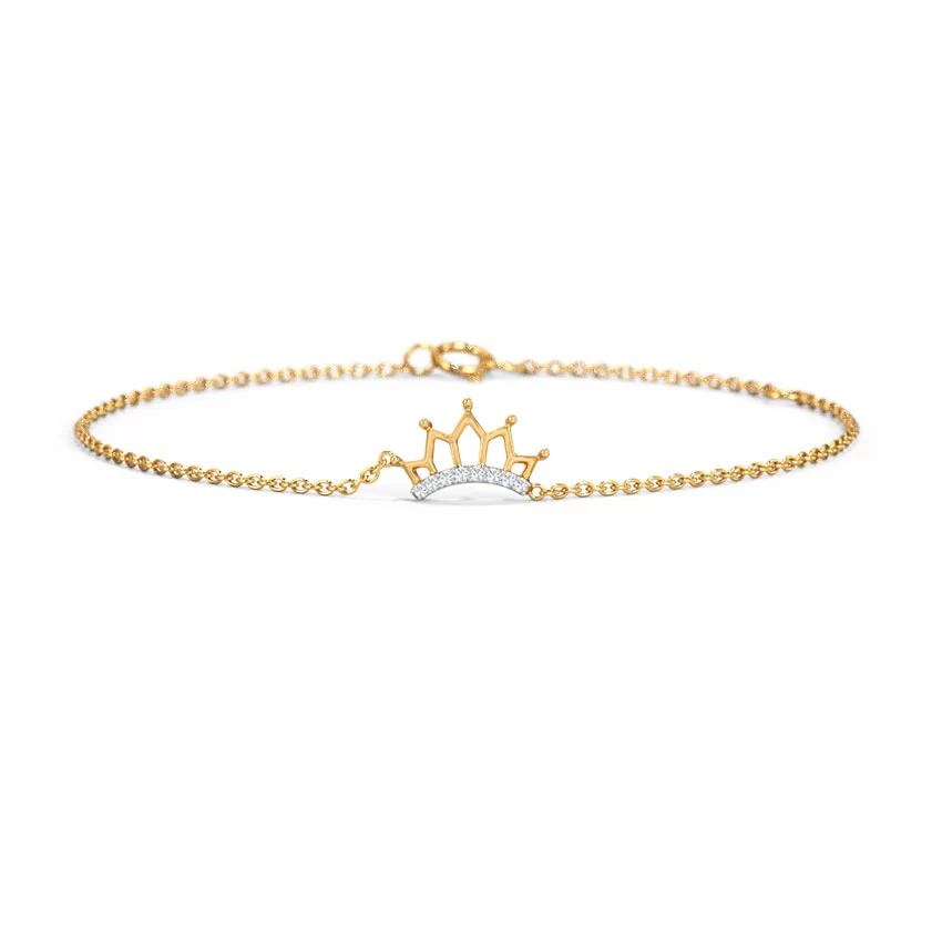 Queen Crown Diamond Bracelet