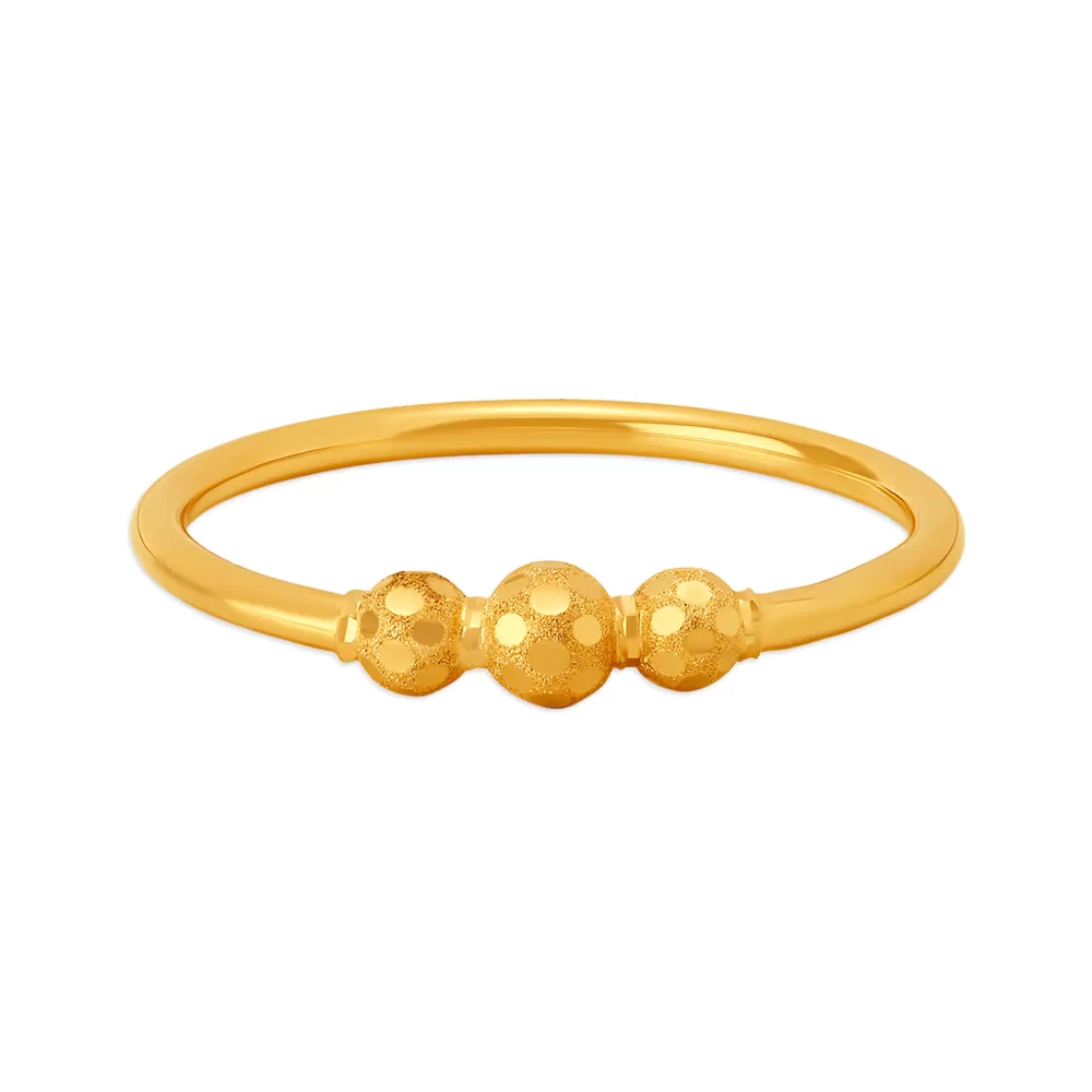 Versatile Ornate Gold Bangle