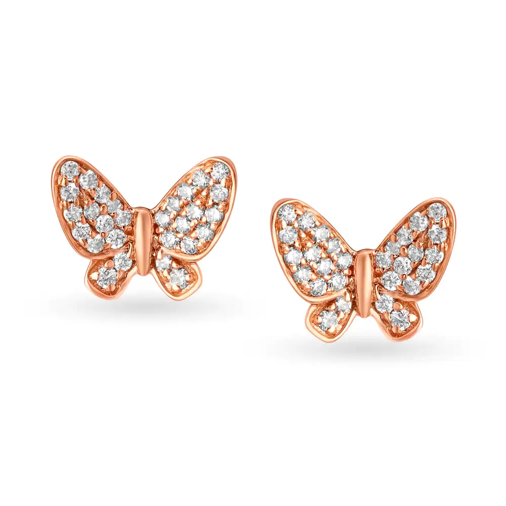 Enchanting Butterfly Stud