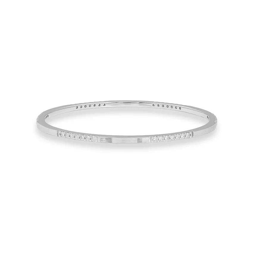 Classic Slight Diamond Bangle