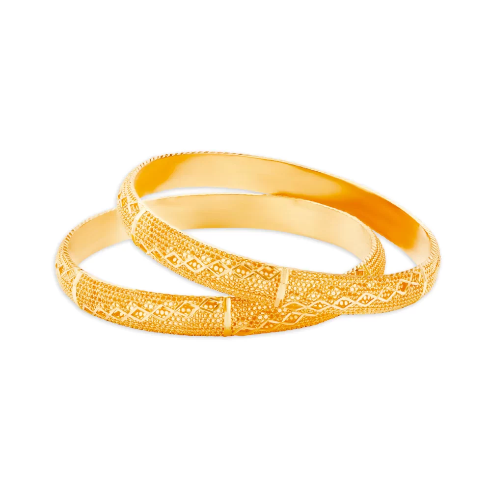 Eclectic Gold Bangle