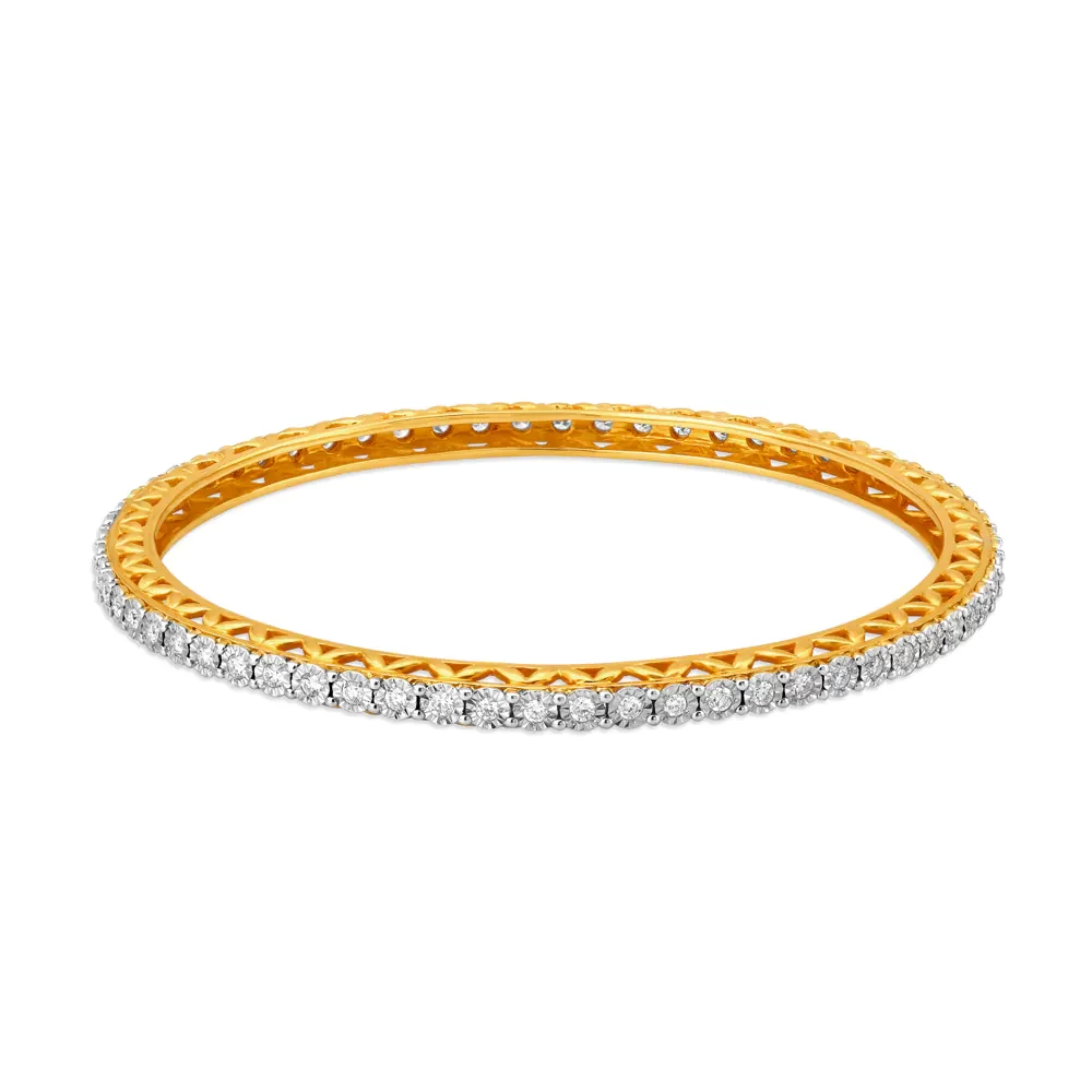 Dainty Diamond Bangle