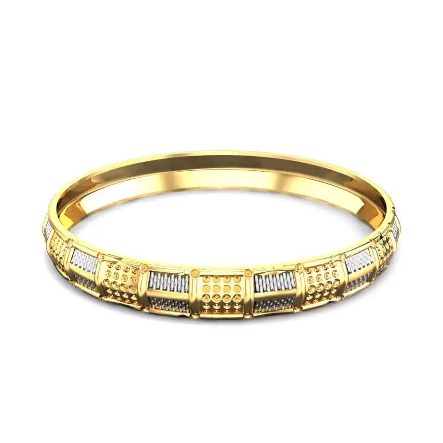 Fashionable Gold Kada For Men