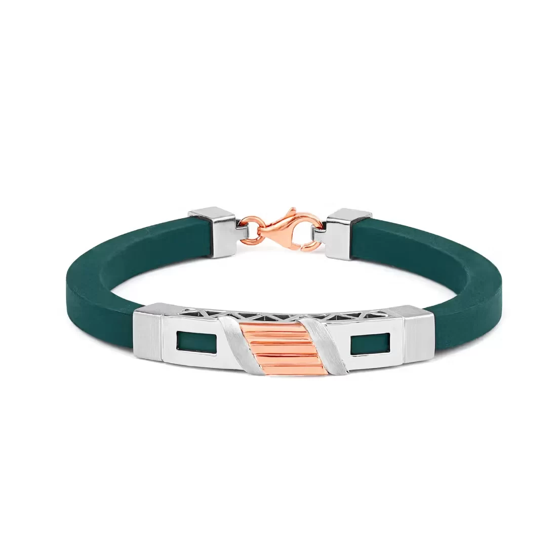 Brando Platinum And Rose Gold Bracelet
