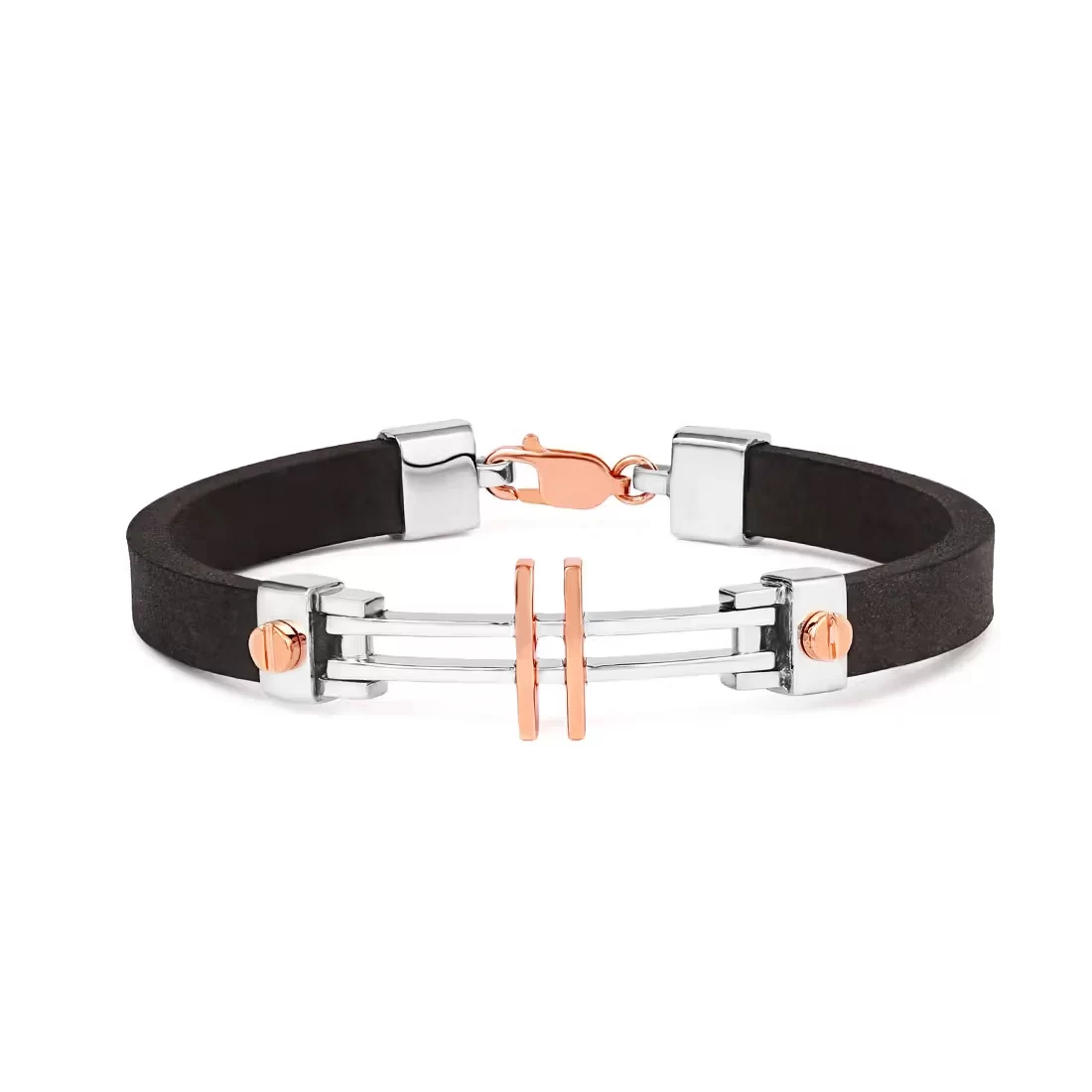 Leandro Platinum And Rose Gold Bracelet