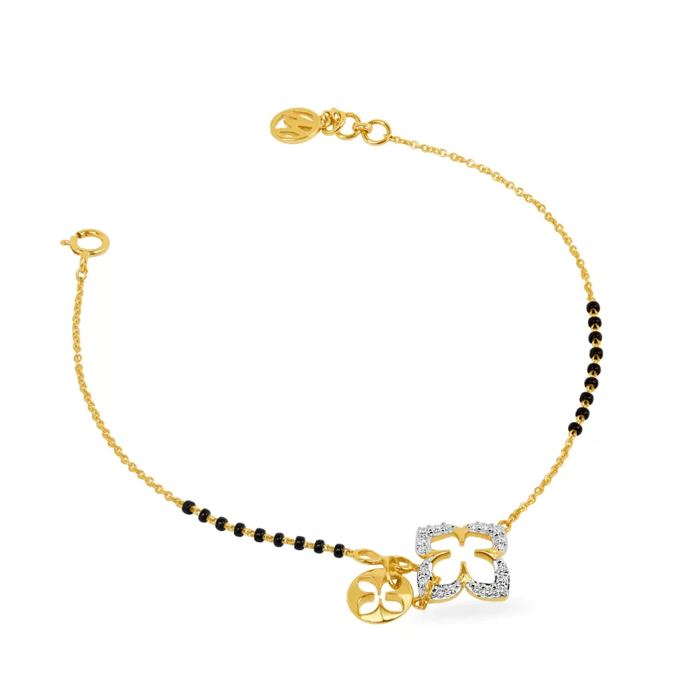 Clover Mangalsutra Bracelet