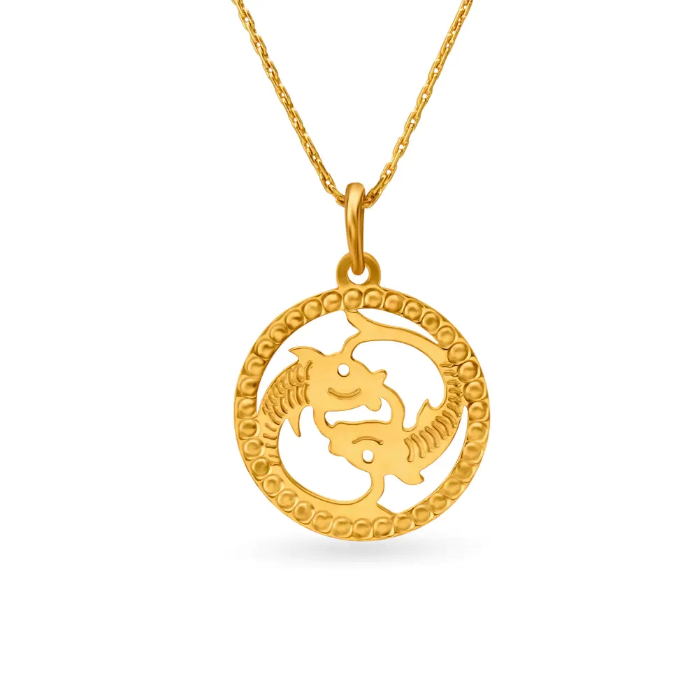 Pisces Zodiac Pendant