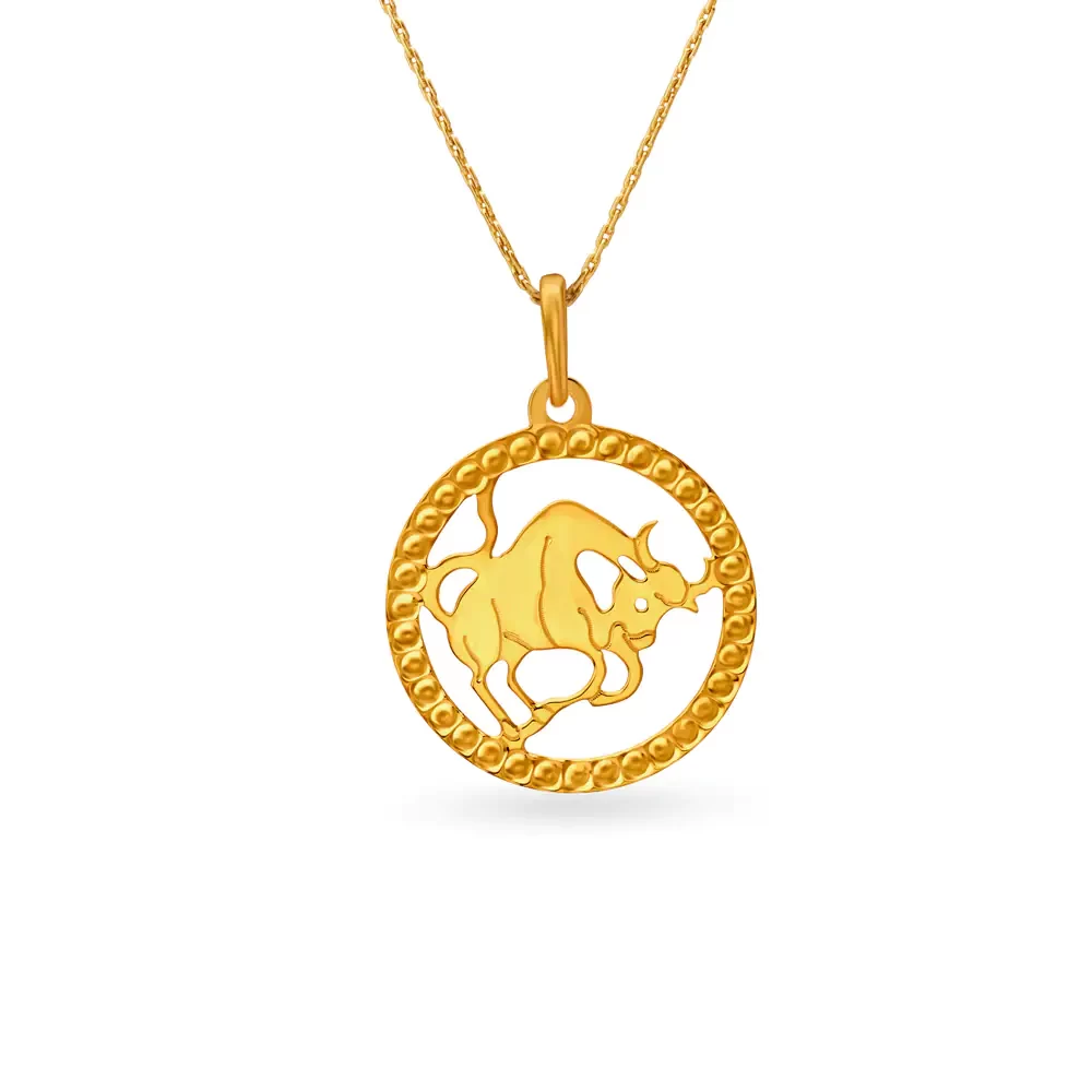 Taurus Zodiac Pendant