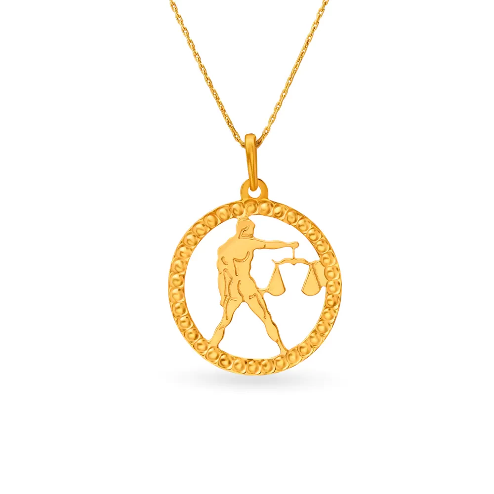 Libra Zodiac Pendant