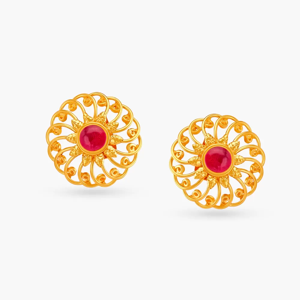 Fresh Bloom Stud Earrings