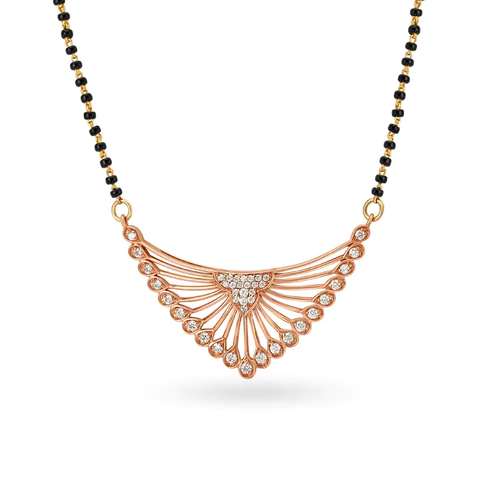 Astounding Artistic Diamond Mangalsutra
