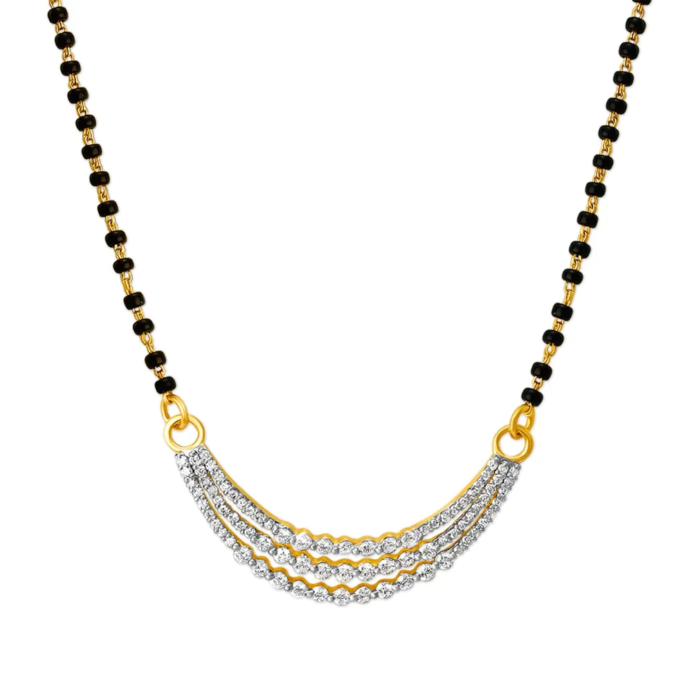 Tiered Diamond Mangalsutra