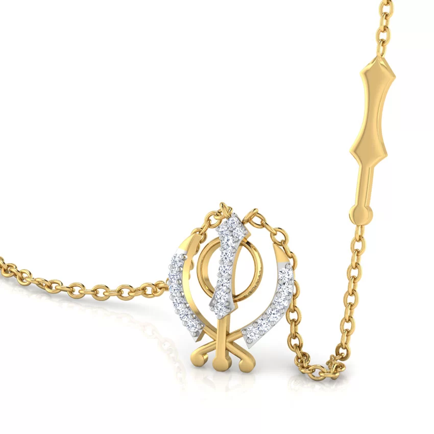 Khalsa Diamond Necklace