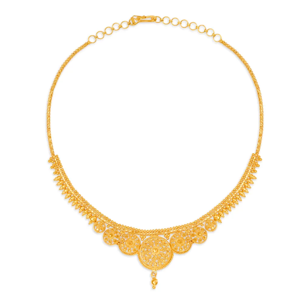 Striking Gold Necklace