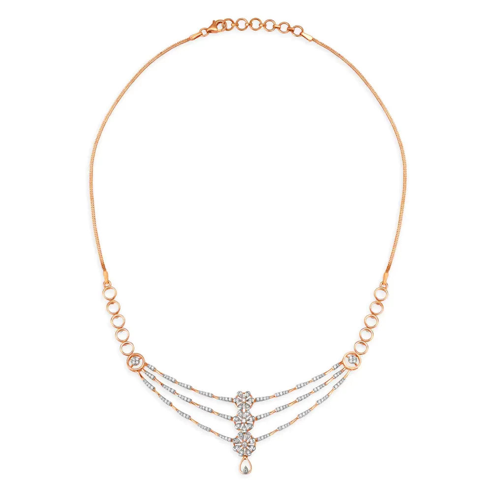 Sophisticated Floral Necklace