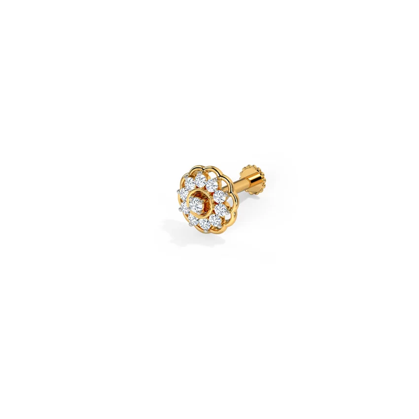Delicate Diamond Nose Pin