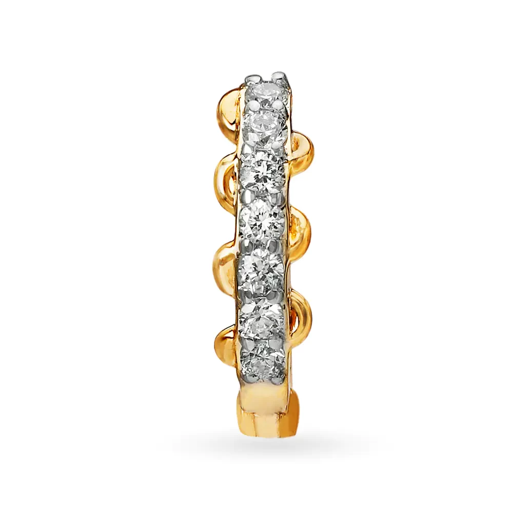 Radiant Charming Diamond Nose Pin