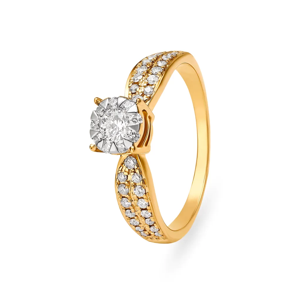 Luminous Diamond Finger Ring