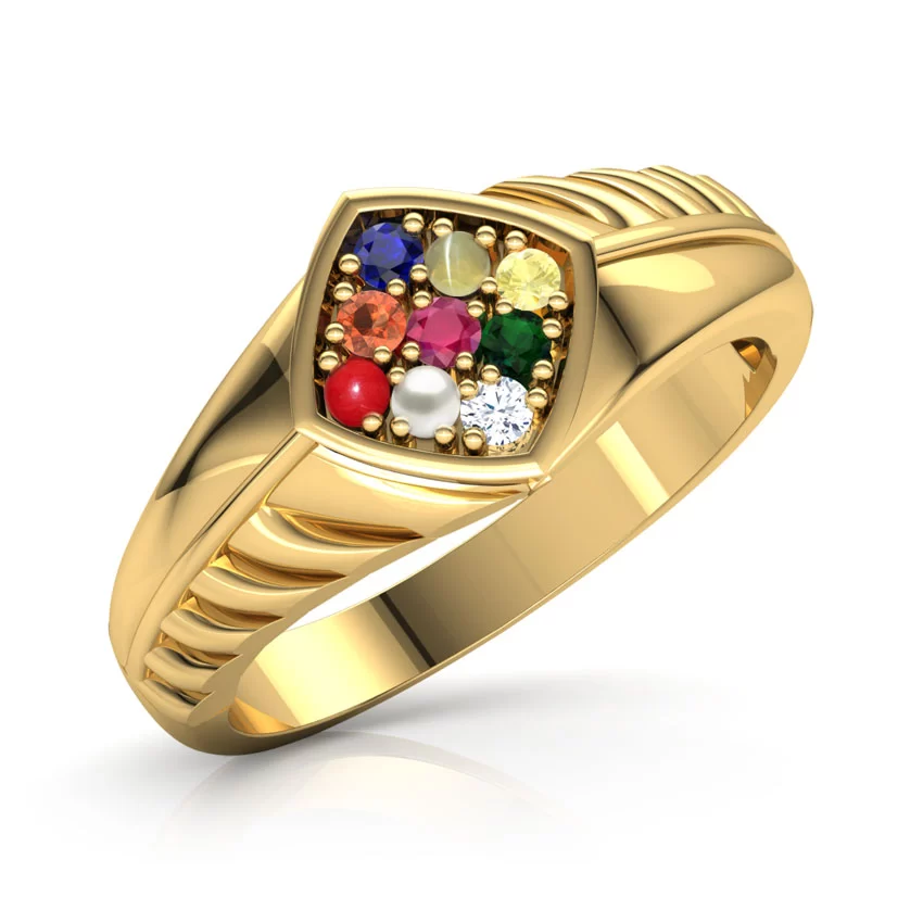 Aditya Navratna Diamond Ring
