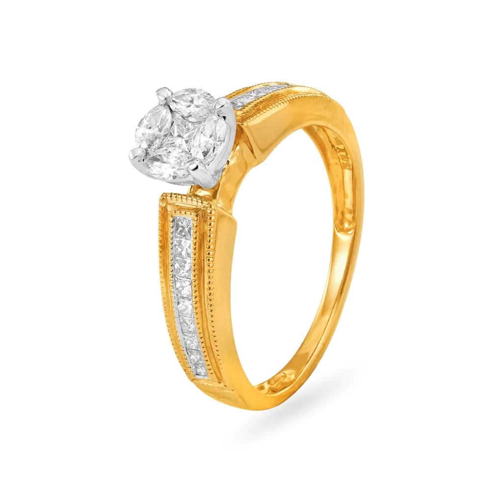 Iconic Marquise Diamond Finger Ring