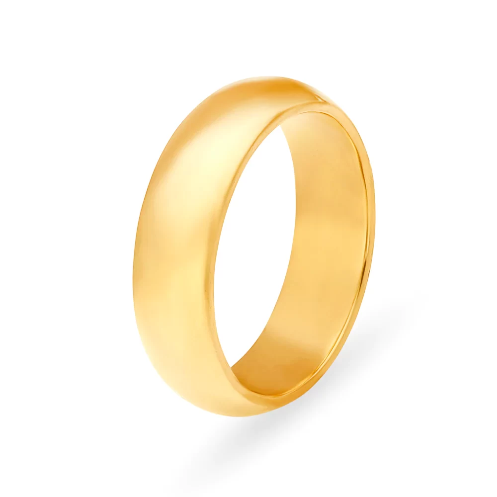 Contemporary Casual Gold Finger Ring