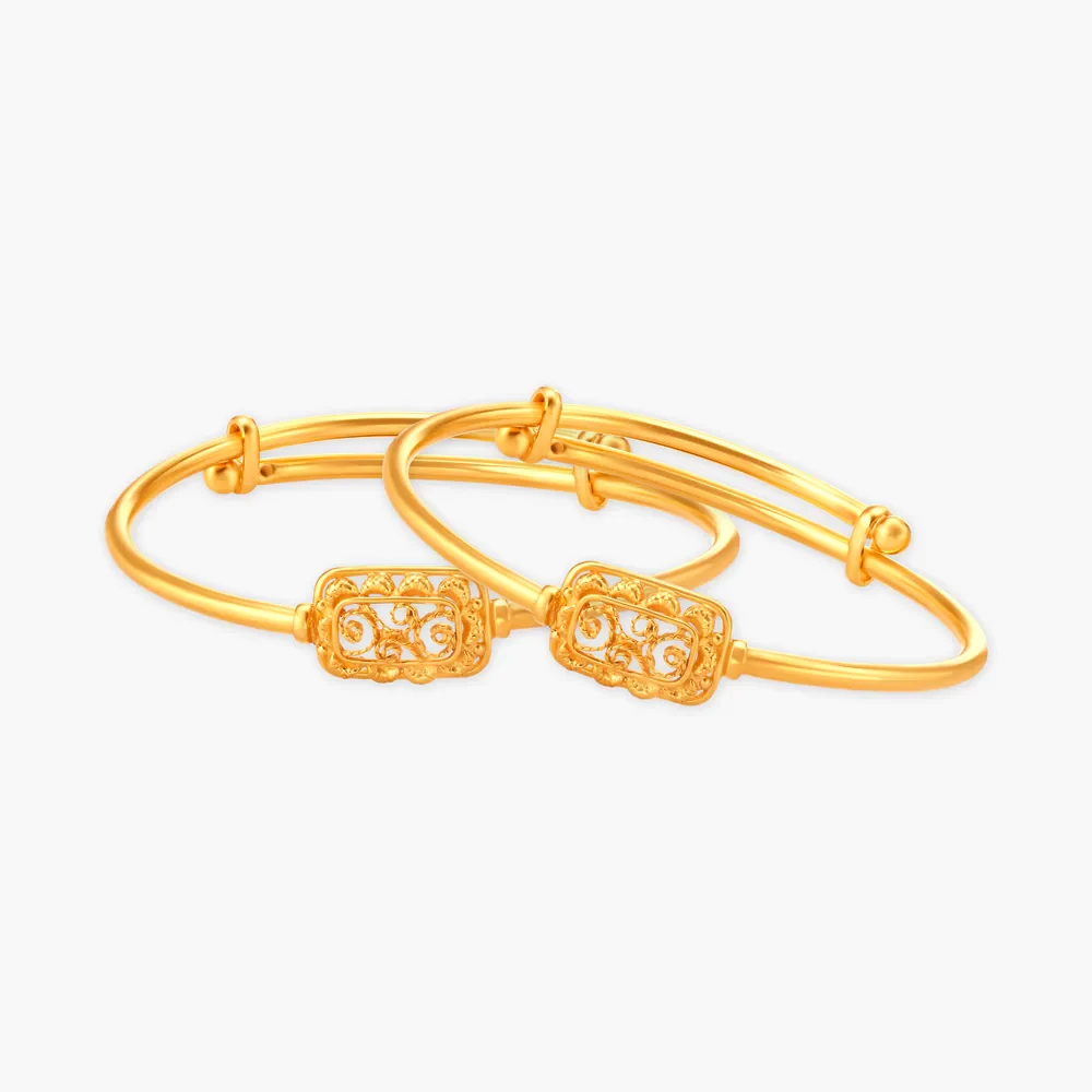 Shimmering Ethnic Bangles For Kids