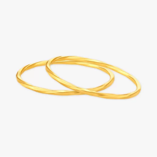 Delicate Twisted Bangles Set for Kids