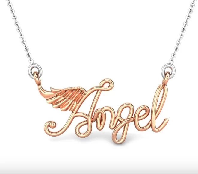 Angel Gold Pendant for kids