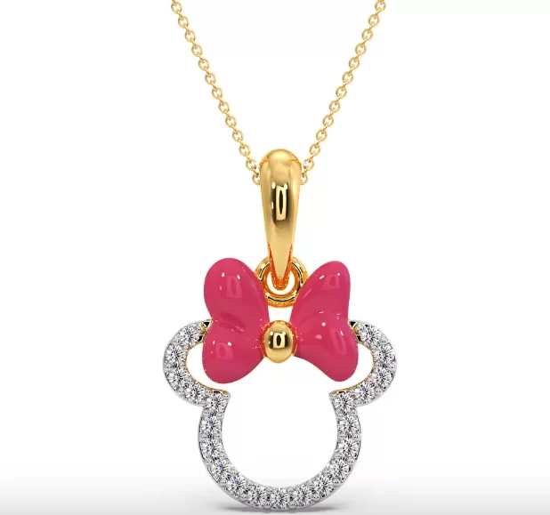 Miss Minnie Diamond Pendant
