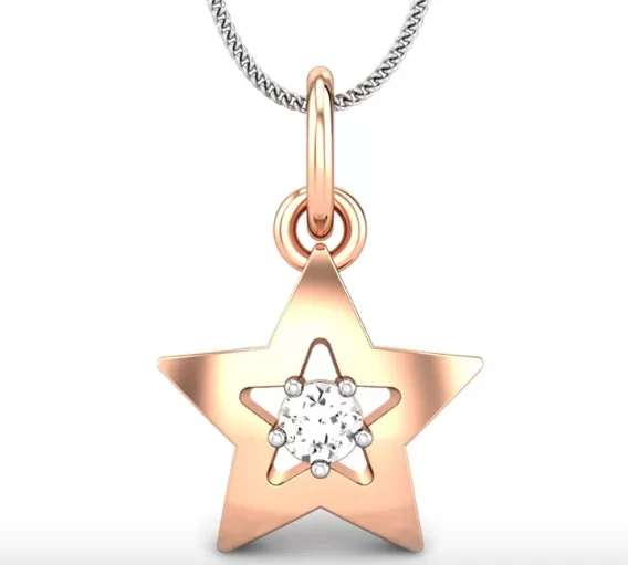 Firestar Diamond Pendant For Kids