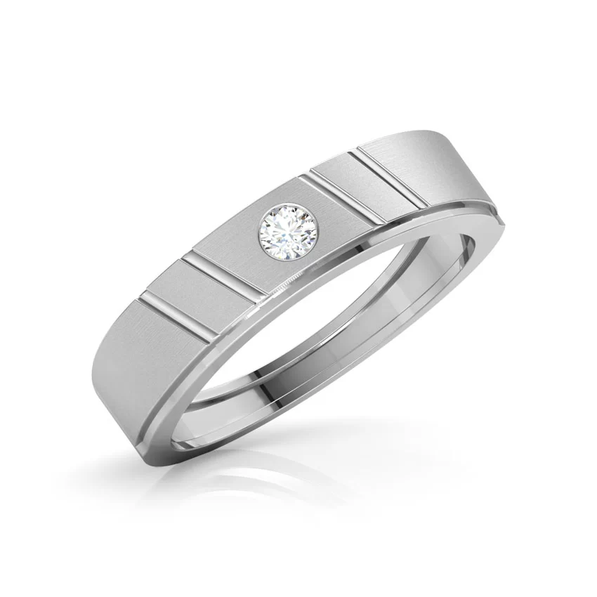 Scarlett White Gold Band