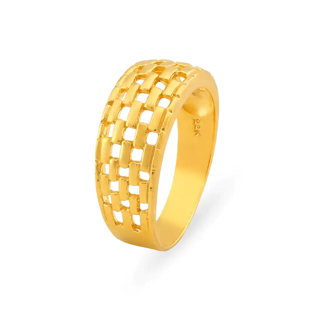 Contemporary Gold Ring